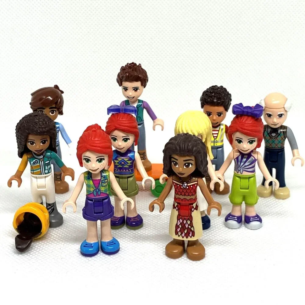 10 LEGO FRIENDS RANDOM LOT Figure Minifigure Mini-doll Minidoll Girl Boy